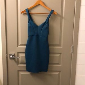 Green cocktail mini dress!!